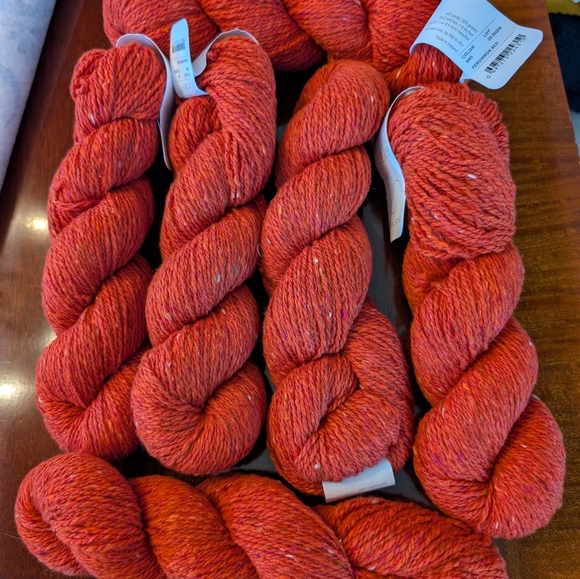 Purl Soho Other - 6 Skeins Of Purl Soho Hedgerow Yarn In Persimmon Red